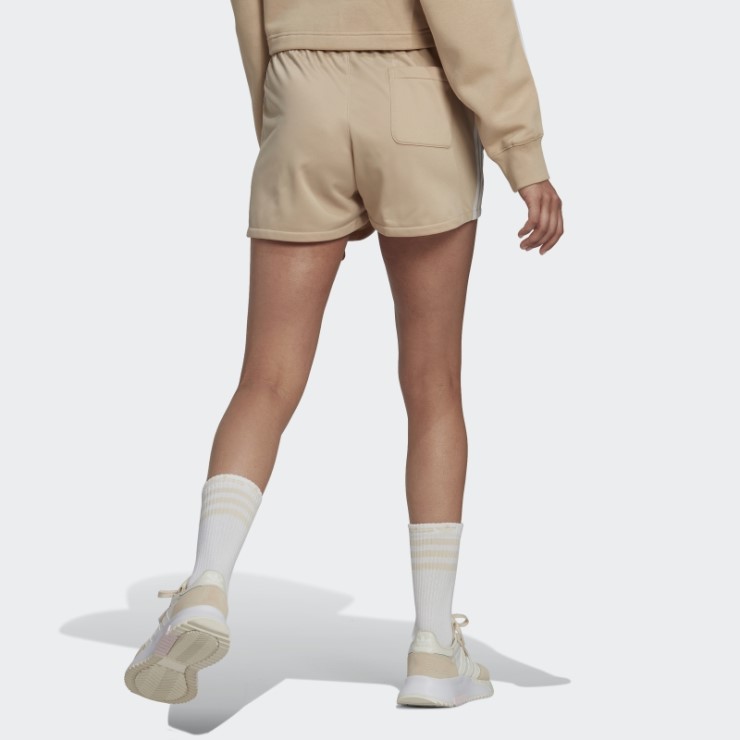 Pantalón Corto Adidas 3 Rayas Beige