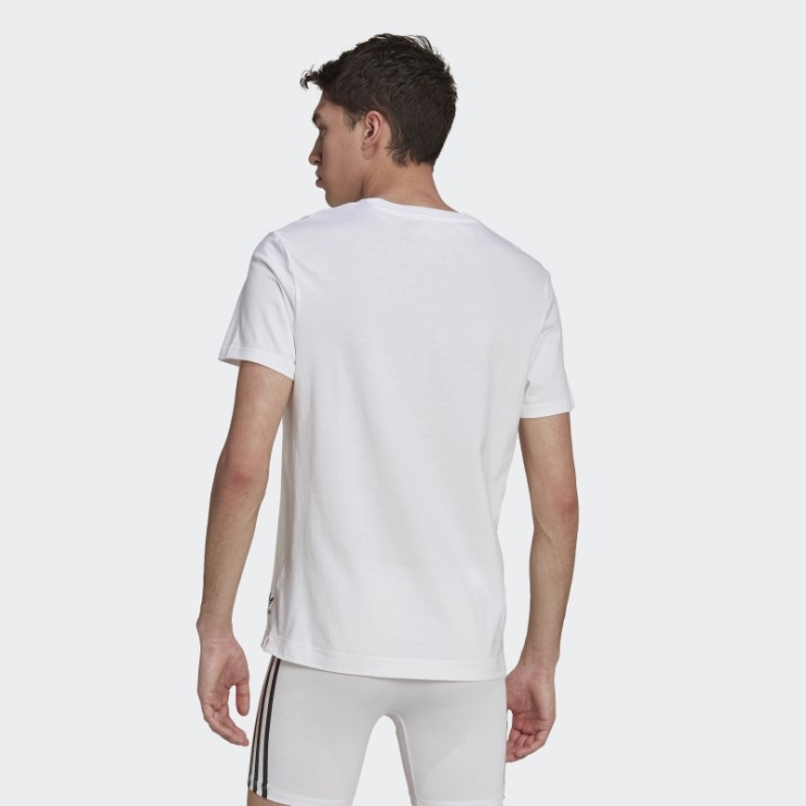 Camiseta Confort Core Algodon Blanco Adidas