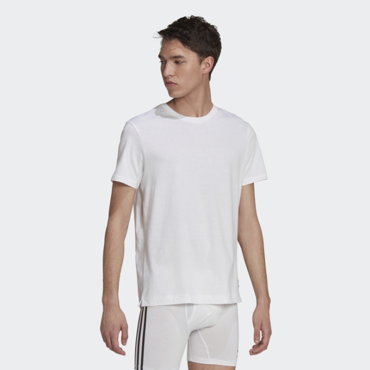 Camiseta Confort Core Algodon Blanco Adidas