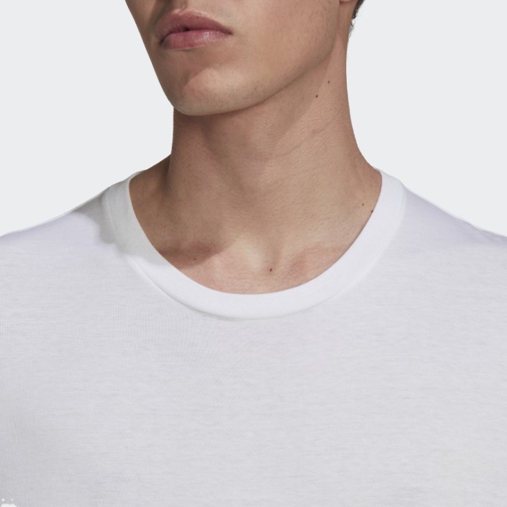 Camiseta Confort Core Algodon Blanco Adidas