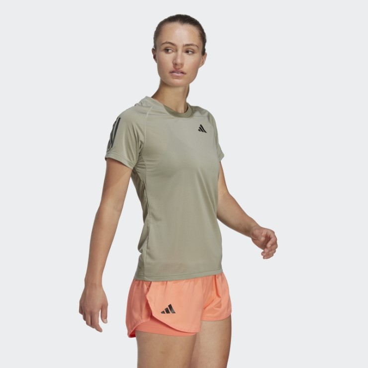 Adidas Club Tenis Camiseta Plata Guijarro