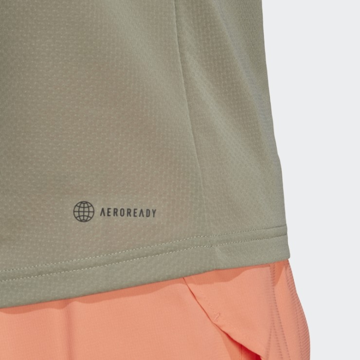 Adidas Club Tenis Camiseta Plata Guijarro