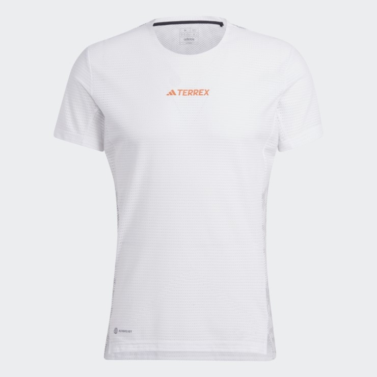 Camiseta Adidas Terrex Agravic Pro Trail Running Blanca