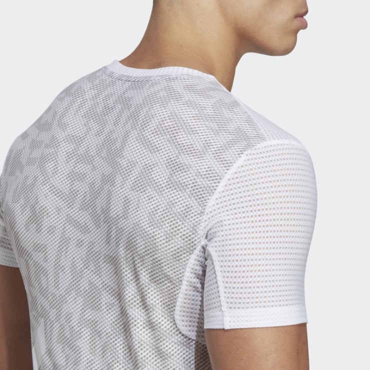 Camiseta Adidas Terrex Agravic Pro Trail Running Blanca