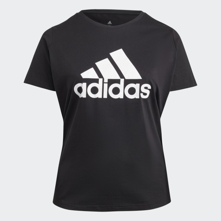 Adidas Essentials Logo Camiseta (talla Grande) Blanco Moda
