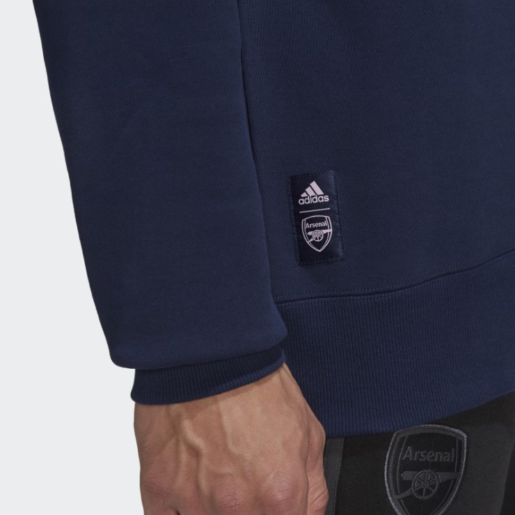 Sudadera Adidas Arsenal Lifestyler Crew Azul Marino