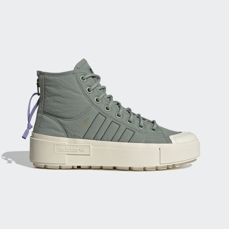 Zapatillas Adidas Nizza Bonega X Plata Verde