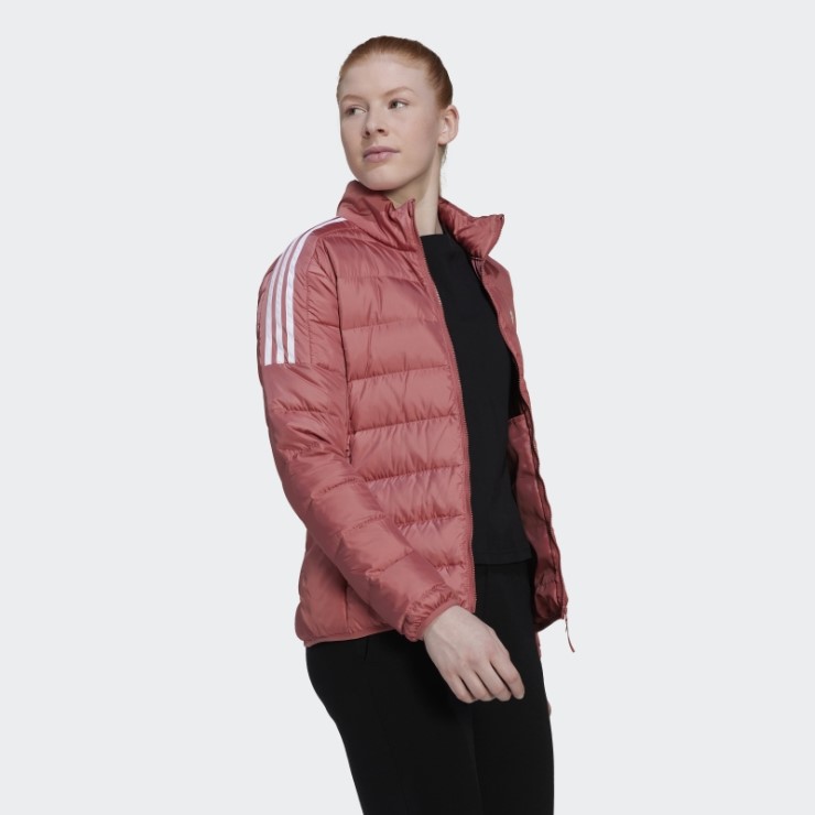 Chaqueta De Plumon Esencial Roja Adidas