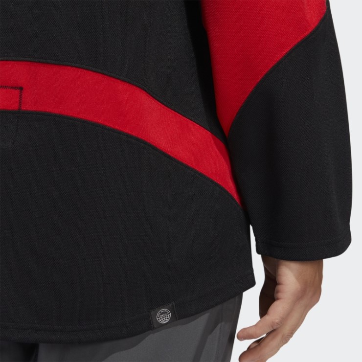 Camiseta De Los Senadores Auténtica Retro Marca Denominativa Inverso Negro Adidas