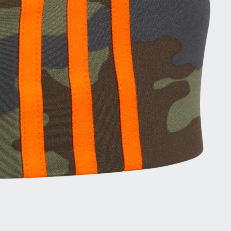 Top Recortado Estampado Camo Adidas