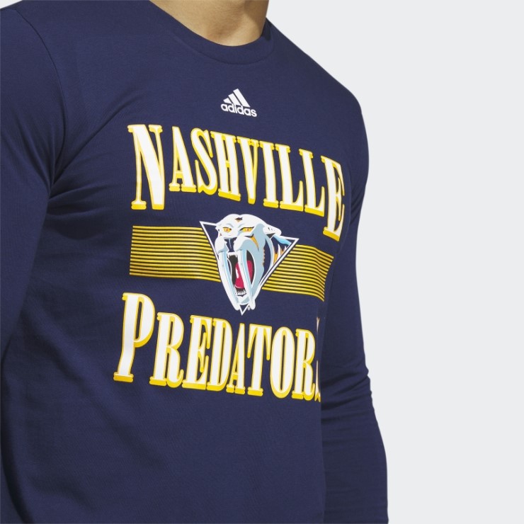 Camiseta De Manga Larga Adidas Predators Playmaker Azul Marino