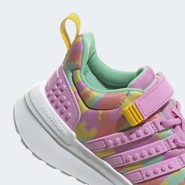 Zapatillas Adidas X Lego Racer Tr21 Con Cordones Elásticos Y Tira Superior Orquídea