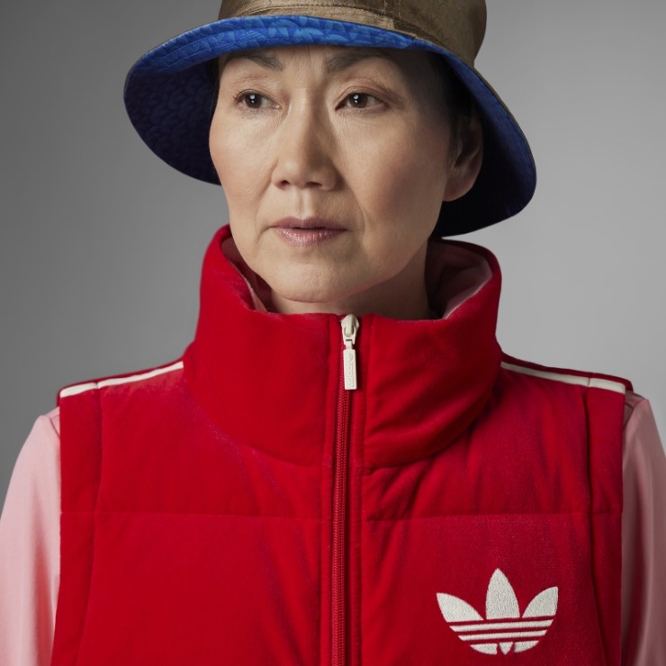 Chaleco Adidas Adicolor Heritage Ahora Terciopelo Escarlata