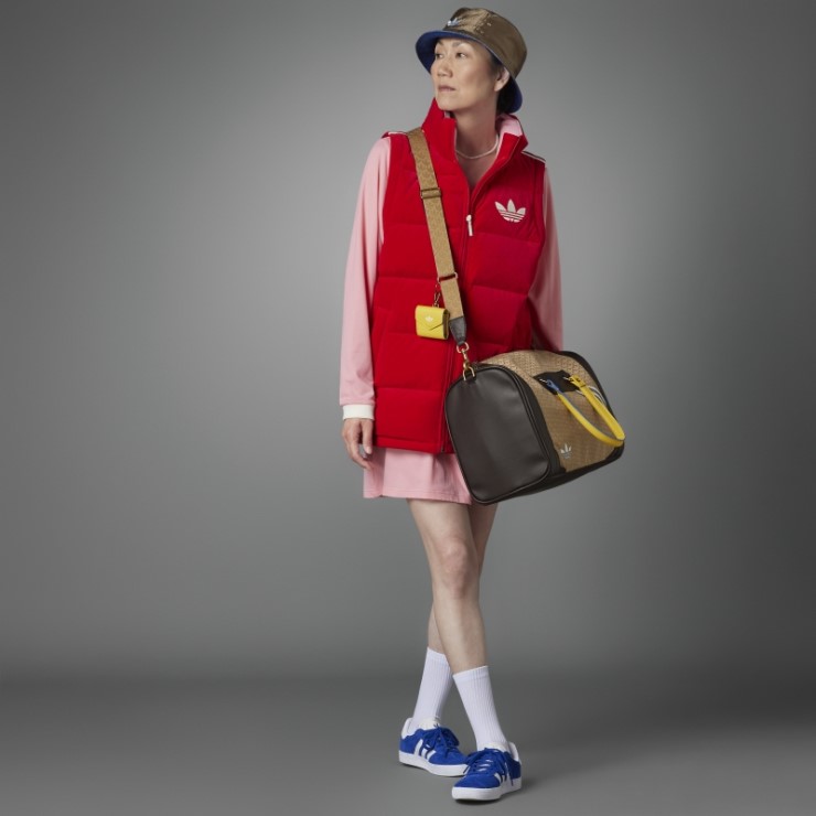 Chaleco Adidas Adicolor Heritage Ahora Terciopelo Escarlata