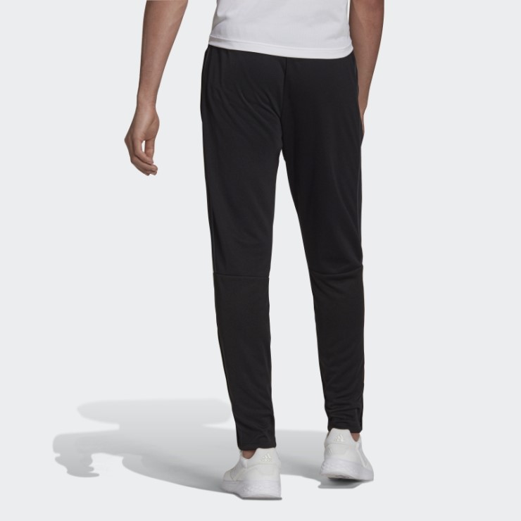 Adidas Pantalones Negros Aeroready Sereno Slim Tapered-cut 3-stripes