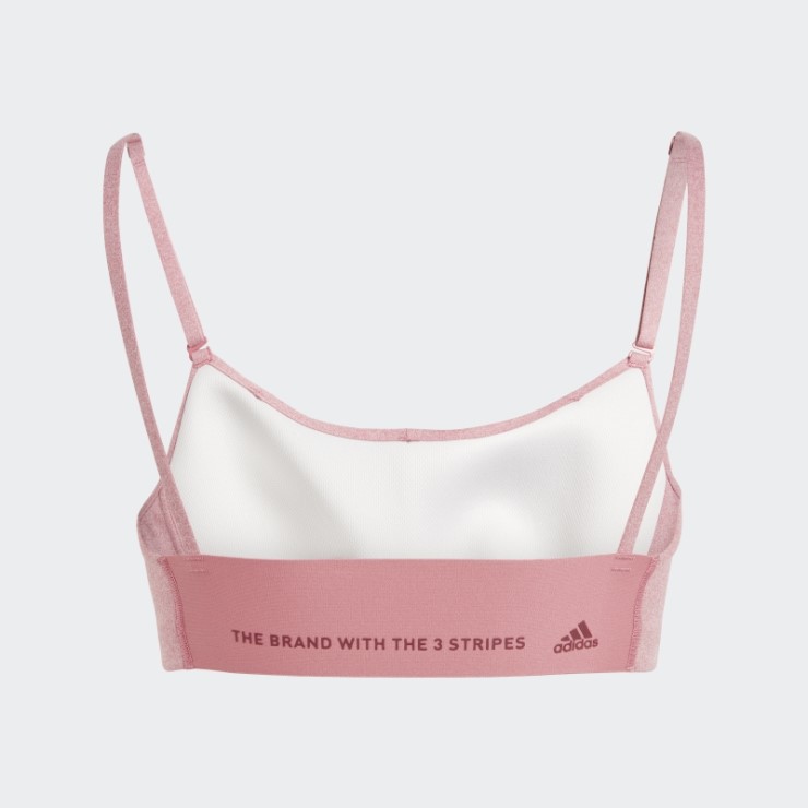 Sujetador Adidas Yoga Studio Light-support Rosa Mel