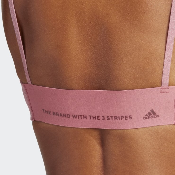 Sujetador Adidas Yoga Studio Light-support Rosa Mel