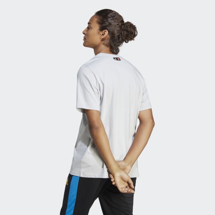 Adidas X Lego Camiseta Gráfica De Fútbol Gris Caliente