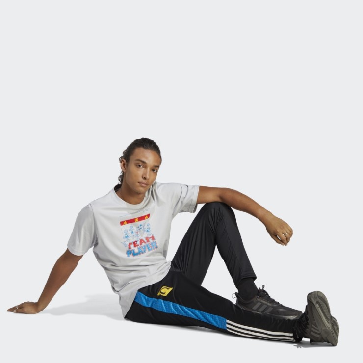 Adidas X Lego Camiseta Gráfica De Fútbol Gris Caliente