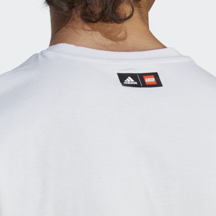 Adidas X Lego Camiseta Gráfica De Fútbol Gris Caliente