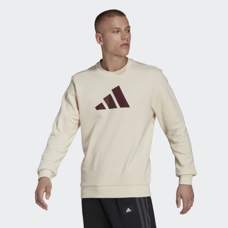 Sudadera Adidas Future Icons Crew Blanca