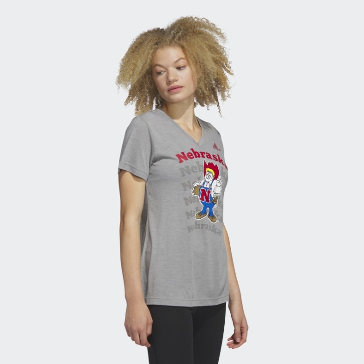 Camiseta Adidas Core Heather Cornhuskers