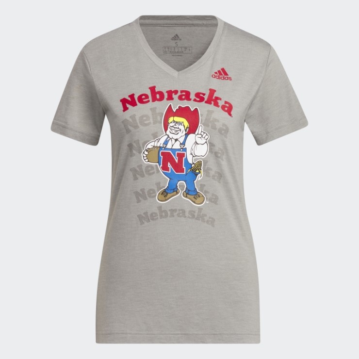 Camiseta Adidas Core Heather Cornhuskers