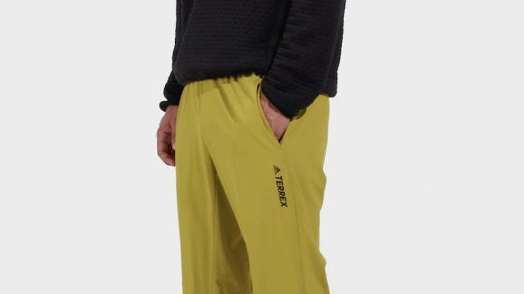Verde Oliva Adidas Terrex Liteflex Senderismo Pantalones De Chándal
