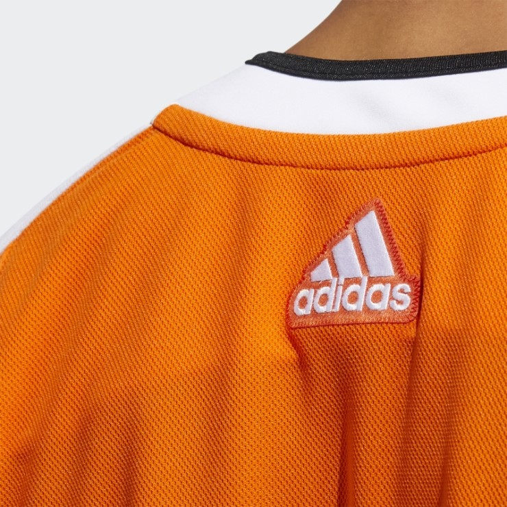 Camiseta Adidas Volantes Local Autentica Naranja