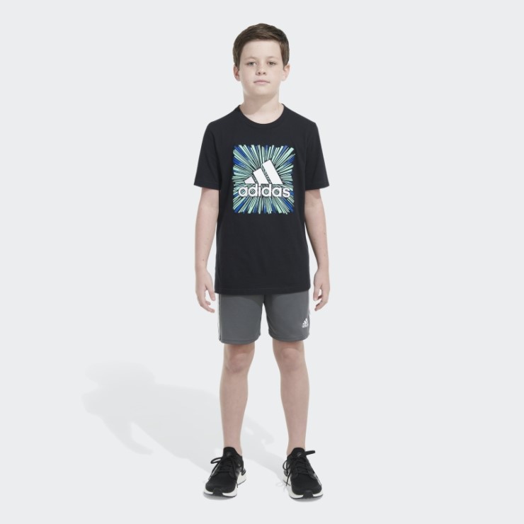 Camiseta Ss Optimist Sport Adidas Negra