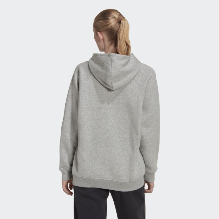 All Szn Fleece Boyfriend Hoodie Gris Medio Adidas