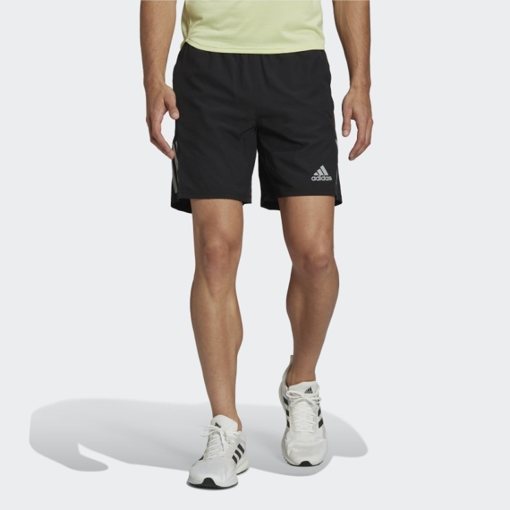 Pantalones Cortos Adidas Own The Run Plateados