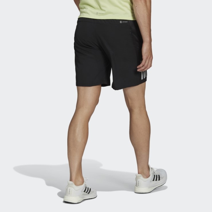 Pantalones Cortos Adidas Own The Run Plateados