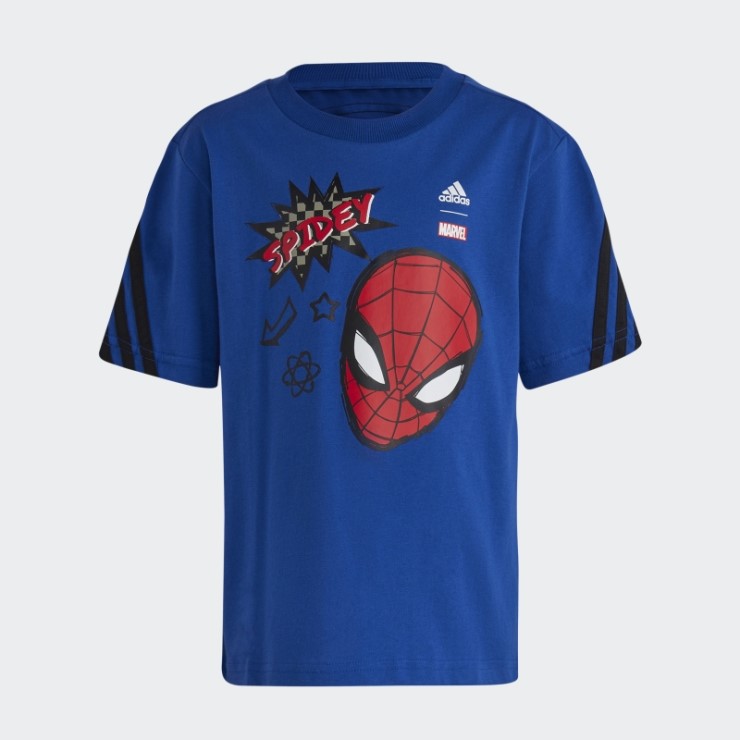 Camiseta Azul Rey Moda Adidas X Marvel Spider-man