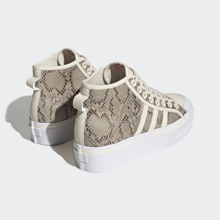 Nizza Plataforma Mid Zapatos Blanco Adidas