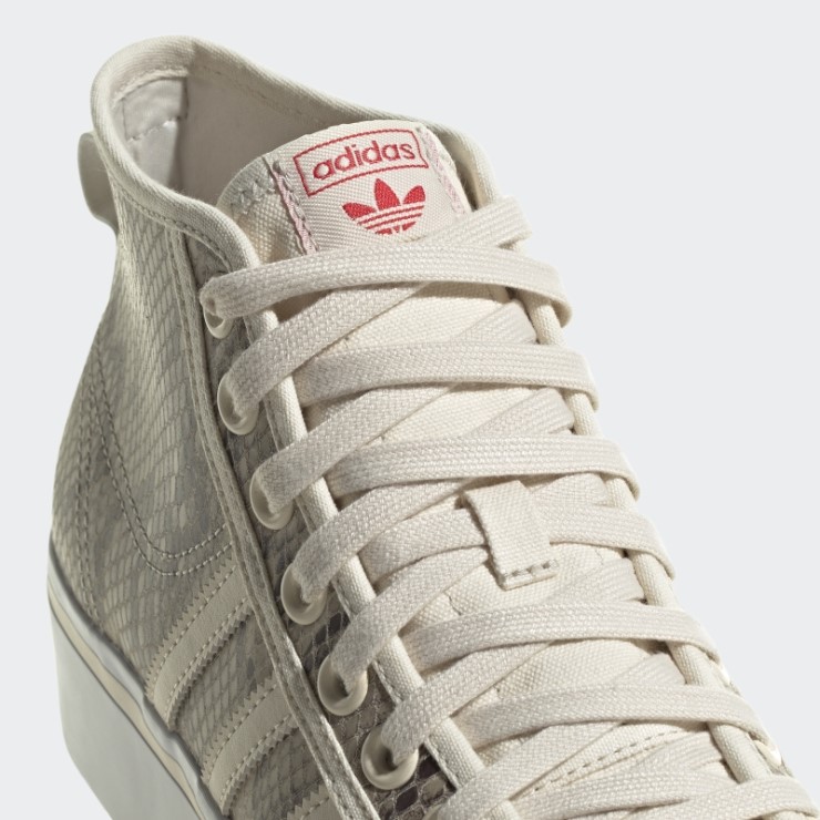 Nizza Plataforma Mid Zapatos Blanco Adidas