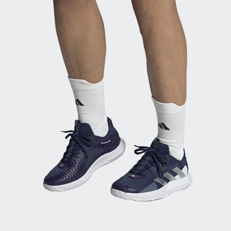 Zapatillas Tenis Adidas Solematch Control Azul Marino