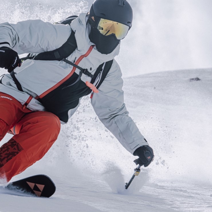 Verde Adidas Terrex Myshelter Chaqueta De Nieve De 3 Capas De Gore Tex