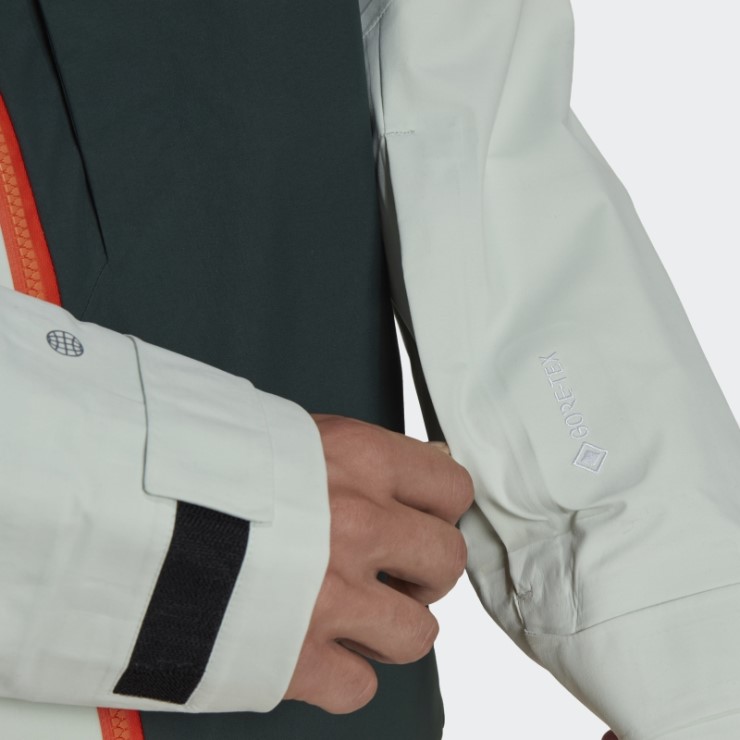 Verde Adidas Terrex Myshelter Chaqueta De Nieve De 3 Capas De Gore Tex