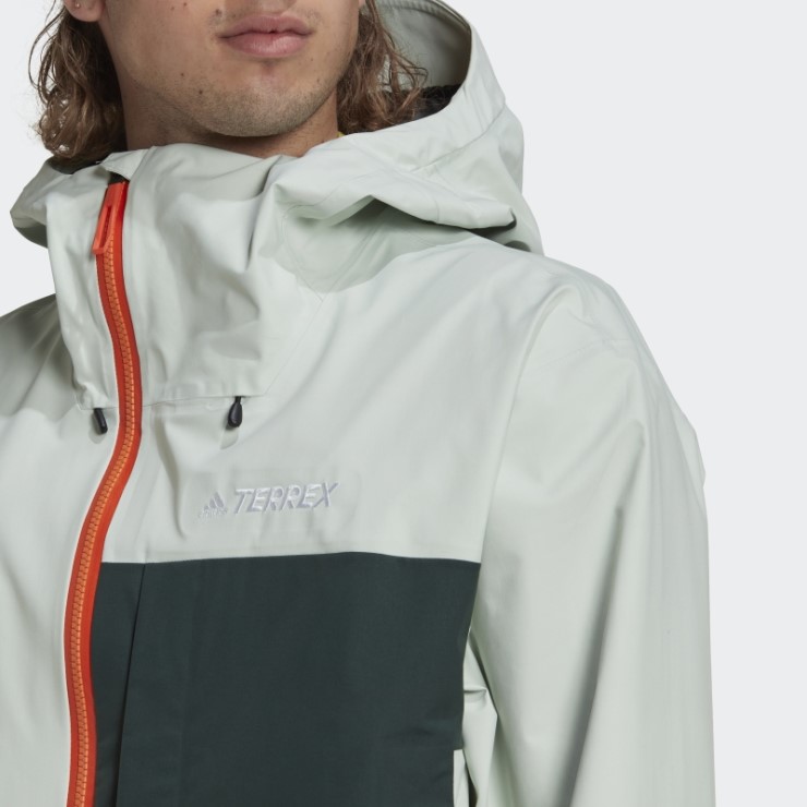 Verde Adidas Terrex Myshelter Chaqueta De Nieve De 3 Capas De Gore Tex