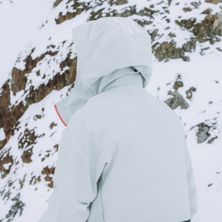 Verde Adidas Terrex Myshelter Chaqueta De Nieve De 3 Capas De Gore Tex