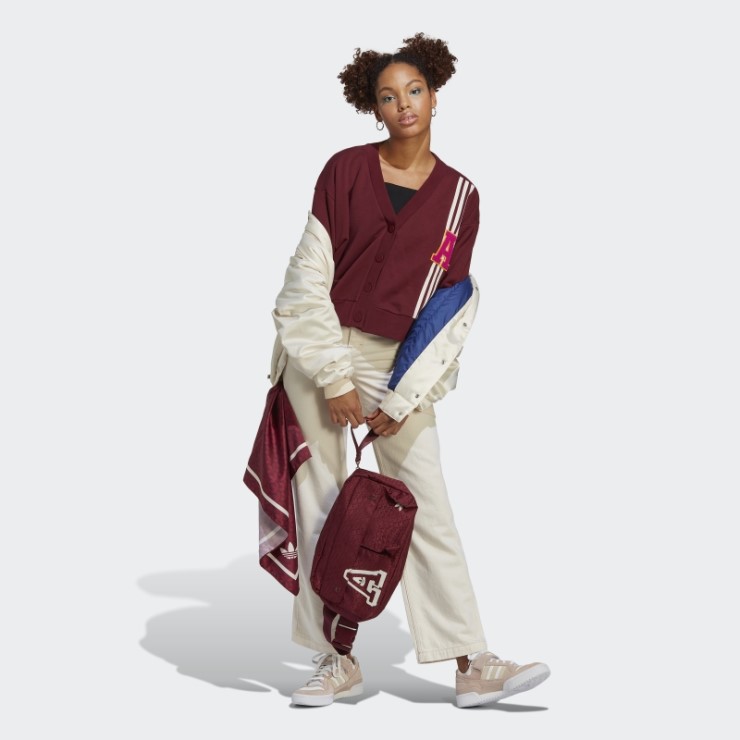 Adidas Collegiate Cardigan Rojo Moda