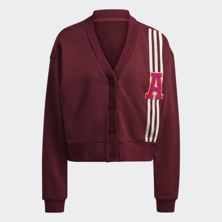Adidas Collegiate Cardigan Rojo Moda