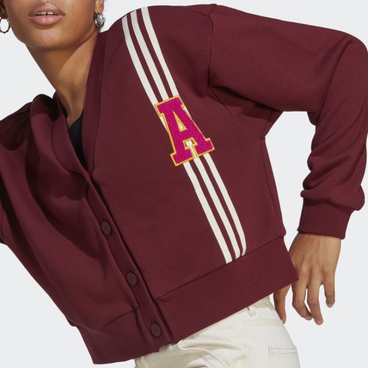 Adidas Collegiate Cardigan Rojo Moda