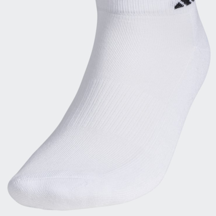 Calcetines Deportivos Acolchados Bajos 6 Pares Blanco Adidas