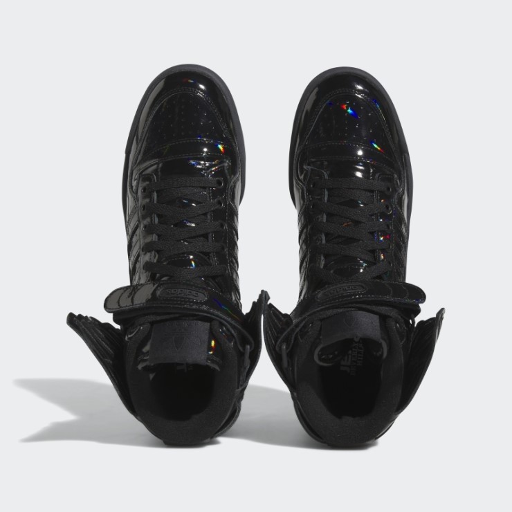 Negro Adidas Jeremy Scott Opal Alas 4.0 Zapatos