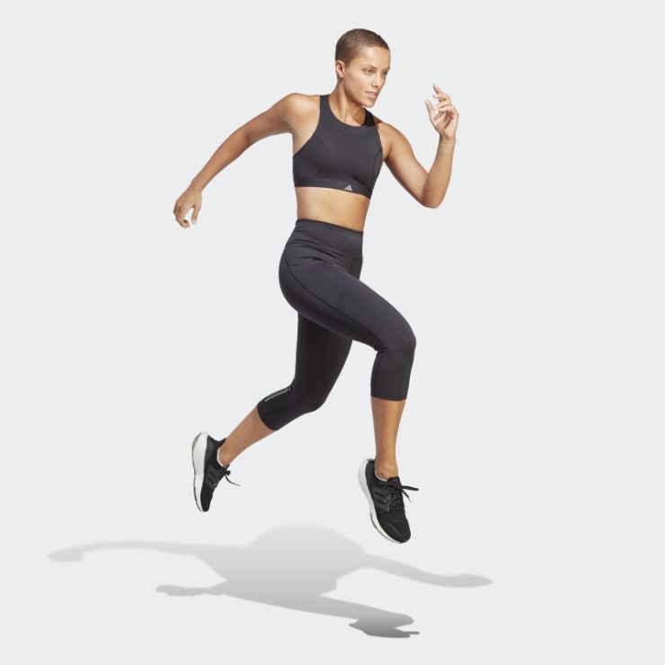 Negro Adidas Dailyrun 3/4 Leggins