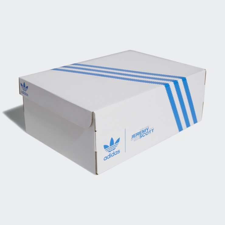 Adidas Jeremy Scott Forum 84 Bajo Mono Zapatos Negro Moda