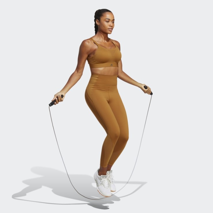 Leggings De Entrenamiento Hiit 7/8 Bronce De Adidas