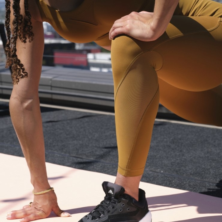 Leggings De Entrenamiento Hiit 7/8 Bronce De Adidas